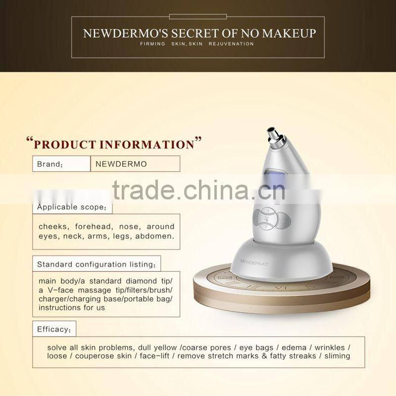 NEW Multifunctional Facial Blackhead Extraction Skin Whitening Beauty Microdermabrasion Handheld Machine