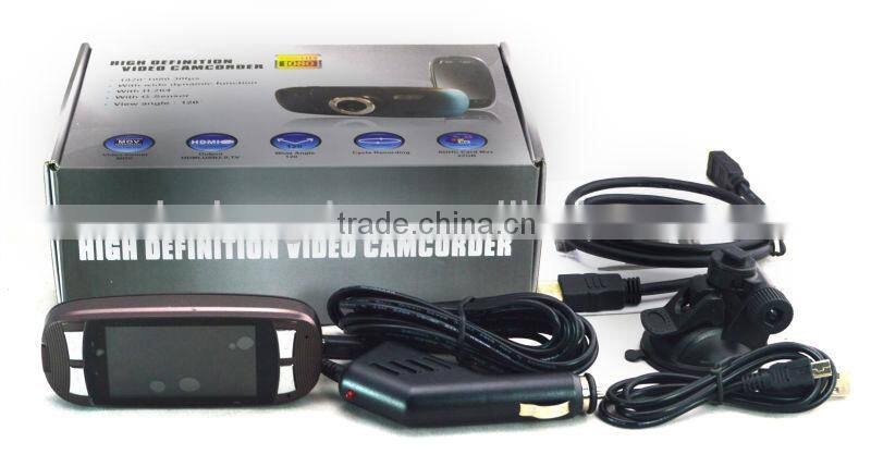 1080P DVR Novatek 96650 night vision Motion detecting hd 720p dual lens car dvr
