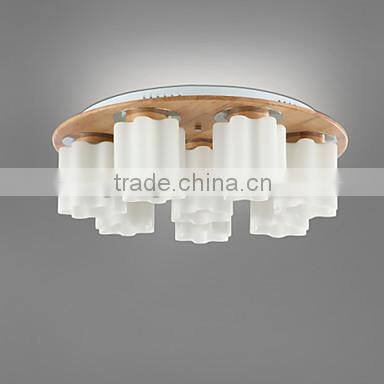5 head shades Wooden Ceiling Lamp Fixture Vintage Bar Counter American Modern Lamp Wood Ceiling Light