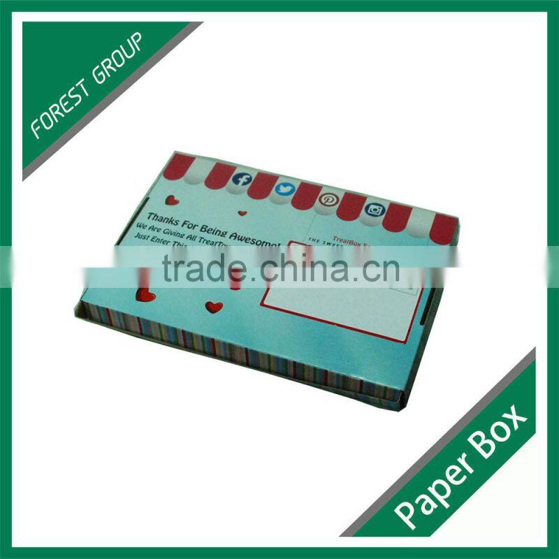 HOT SALE CUSTOM MADE CORRUGATED KRAET PAPER SHIPPING BOX FOR SNACKS