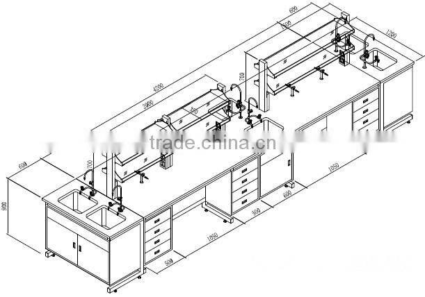 Used stainless steel material hospital bench for sale