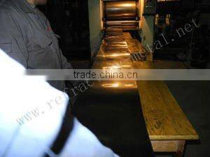 Refractory material molybdenum sheet