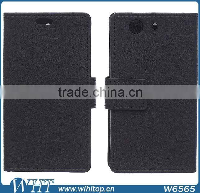 Phone Accessories Luxury Wallet Leather Flip Case for Sony Xperia Z4 Compact