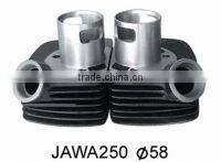 SCL-2013071013 Cylinder Block ,Double Cylinder for JAWA 250 Motorcycle Parts