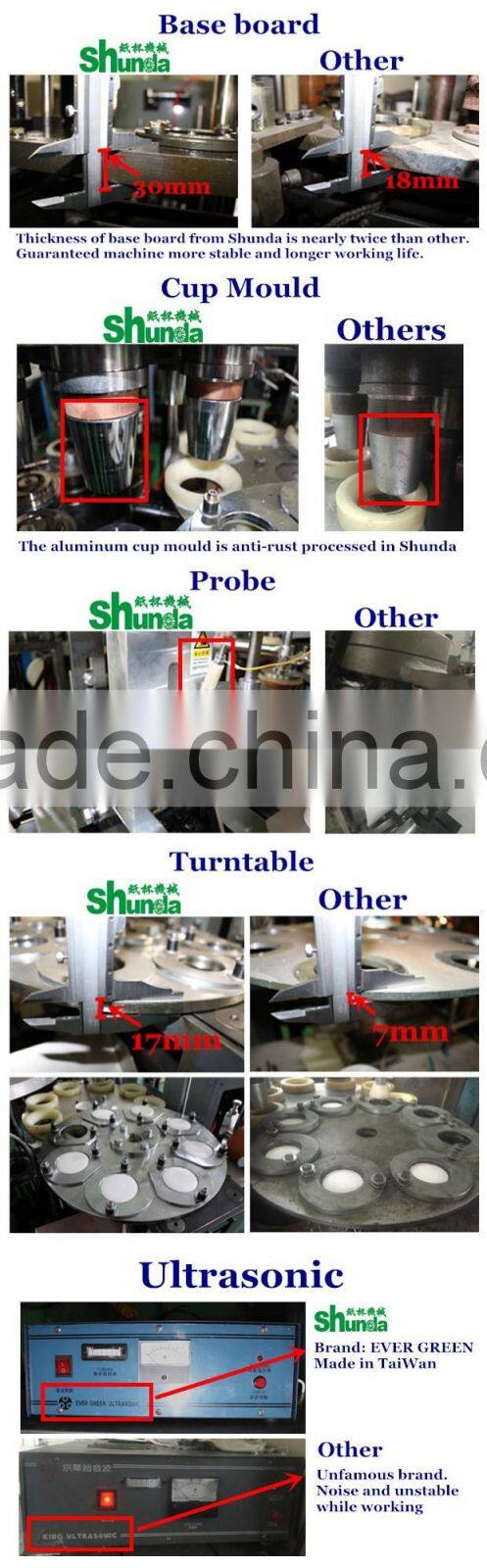 paper tea cup and plate making machine using korea open cam