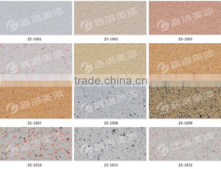 Stone effect spray stone coating