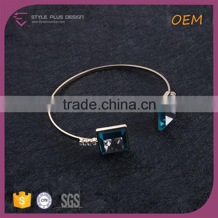 G69902I01 STYLE PLUS Top Retailer Hot Sale Women's Jewelry Pretty Bracelet Series blue jewelry bangle