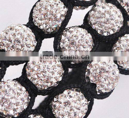 2012 silver ball shambala bracelet/silver ball bracelet