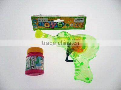 Pluto bubble gun with light and music