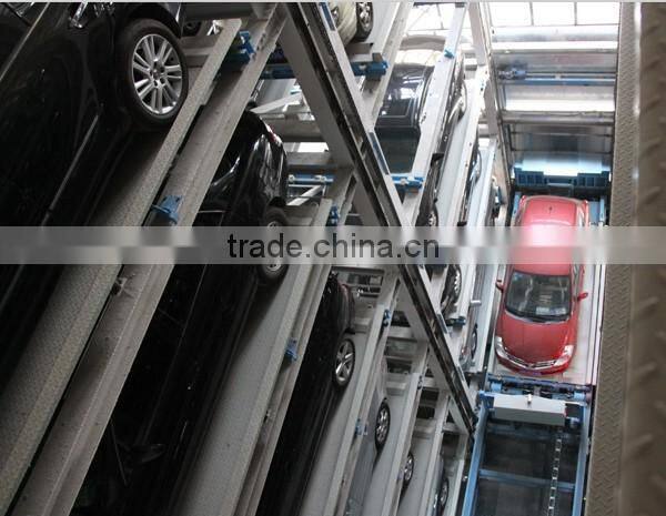 High level shopping plaza parking system