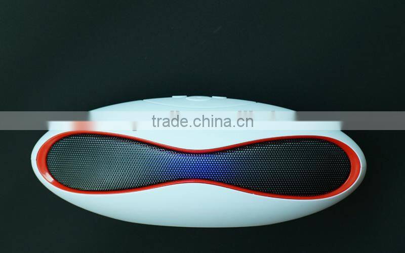 2016 new products in china pusle led light portable colorful wireless olive shape speaker bluetooth for iphone 6