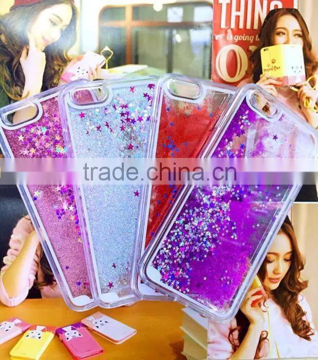 Factory Cheap Design Bling Bling TPU PC Combo Case For Iphone 6