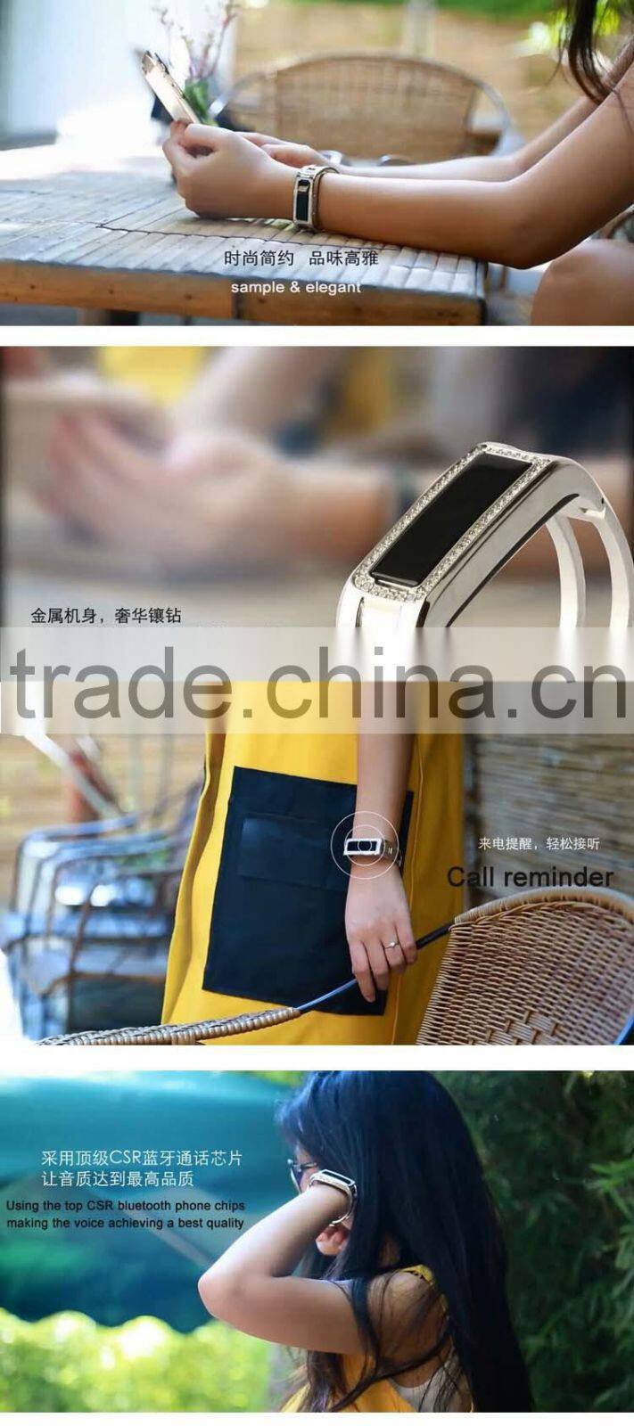 new product rose gold bluetooth led display health care smart watch with sleep minitor , pedometer for couples