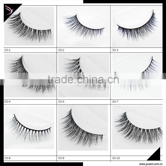 High quality real 3D mink eyelash mink fur eyelash