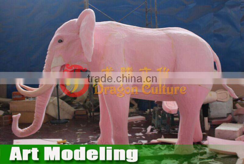 shopping mall animal show giraffe panda elephant