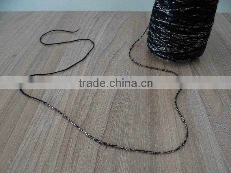 Knitting Metallic yarn
