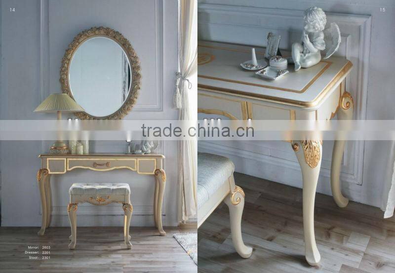 French wooden home desk (2403)
