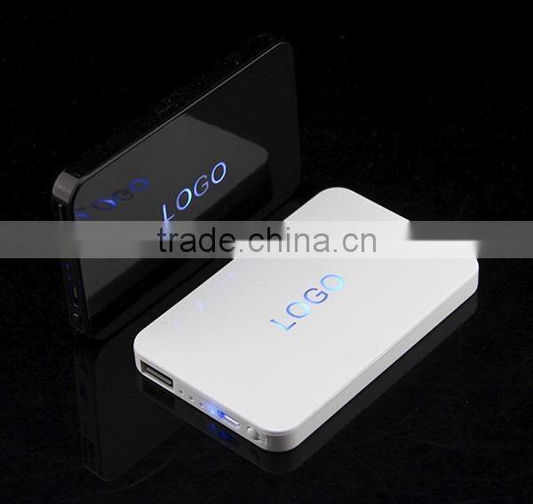 LED light portable charger power bank slim