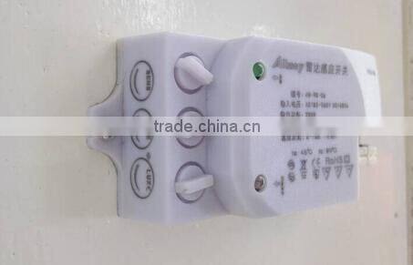 Adjustable microwave Motion sensor switch 200w adjustable sensor distance time lux dimmable 50/60Hz