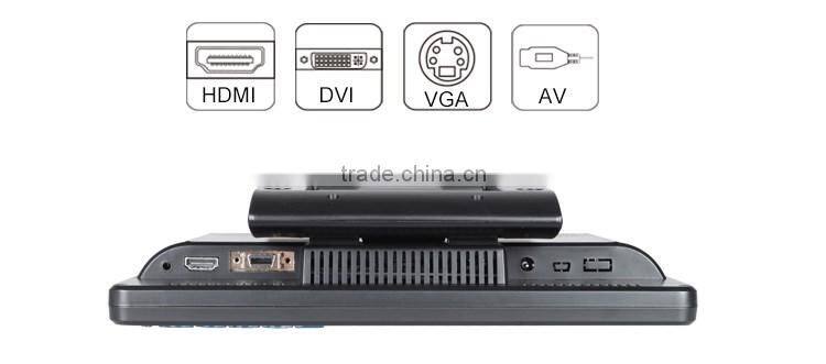 HDMI VGA input 10.1 inch tft lcd display resolution 1366X768 full hd touchscreen monitor