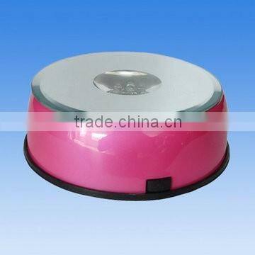 Wholesale 3d laser engraved block Crystal LED light Base For Crystal wedding decoration