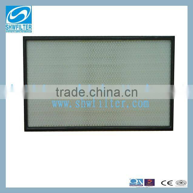 H14 Mini-pleat HEPA Filter for food clean room