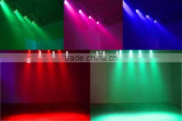 RGBW Plastic Indoor wedding party disco stage LED Par Light 12pcs*1w led effect par can light