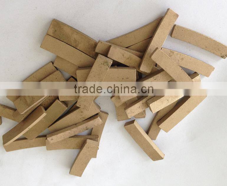 China hot selling diamond cutting segment for trimming and slabbing marble