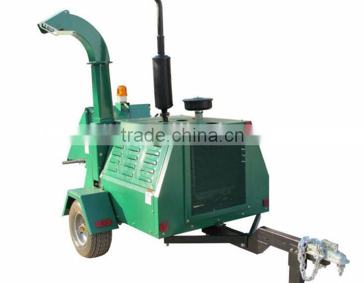 ANON Diesel Engine chipping machine for wood with hydraulic self feeding system