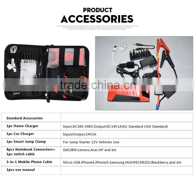 Jump Starter Power Source for 95% Digital Device 12 Volt Cylinder Power Bank