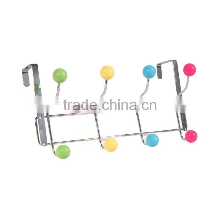 TAOCHENG multi color balls Metal hooks for clothes hanger 3 hooks