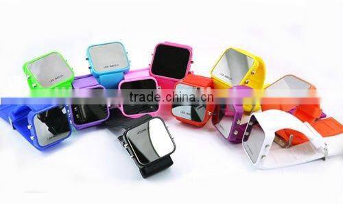Hot sale Silicone digital LED colorful watch(SW-037)