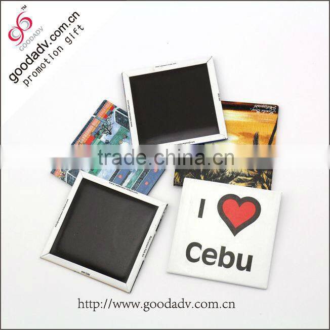 Wholesale souvenir gift fridge magnet metal magnetic sticker