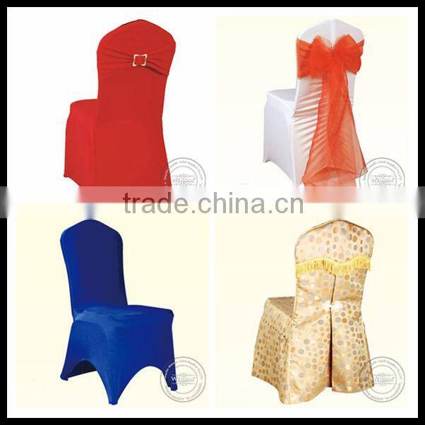 Spandex chair cover for hotel wedding banquet used banquet chair covers