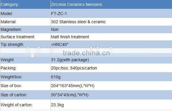 stainless steel handle Fine Point Curved Straight Tips Tweezers/ stainless Tweezers