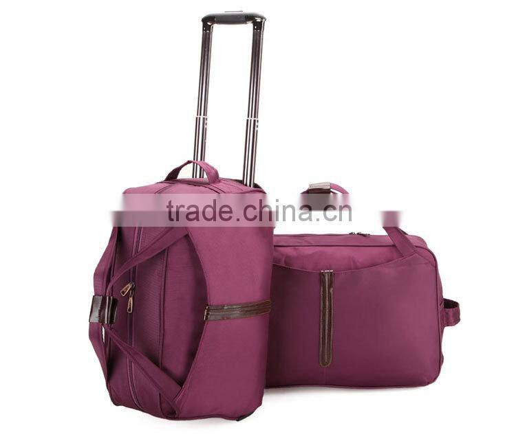 Factory Price Travel Trolley Luggage Bag New Design Travel Bags on Wheels LXB014