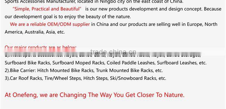 Foldable aluminum kayak rack carrier