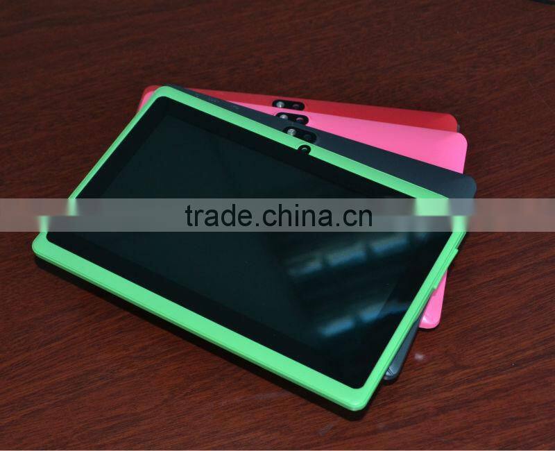 7 Inch Android Tablet PC Q88 Allwinner A33, Android 4.4 with Quad Core and External 3G supported