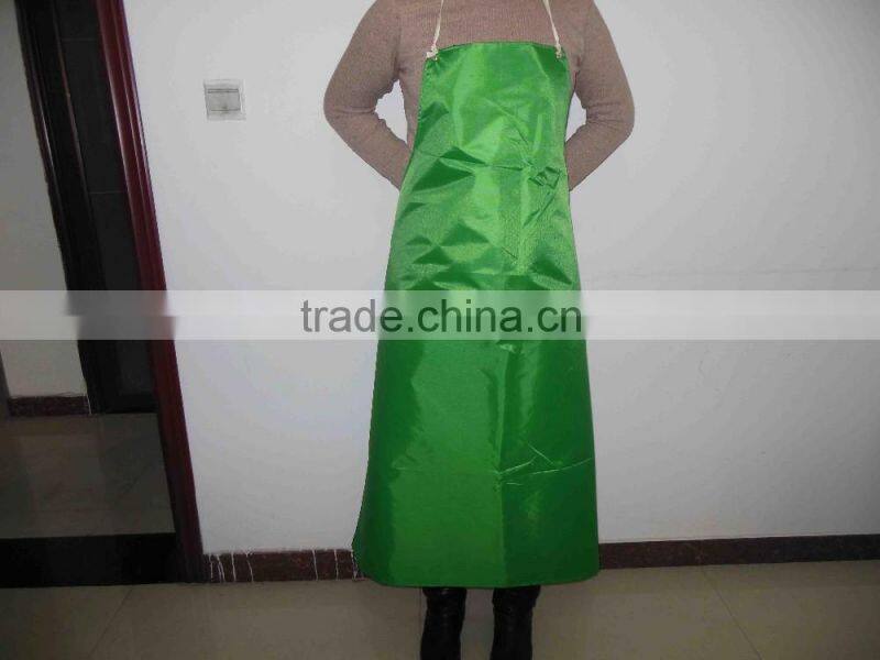 PVC water proof apron resist industrial wash logo