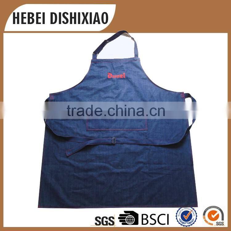 Customize Wholesale Blue Denim Apron Denim Chef Aprons Denim Industrial Aprons