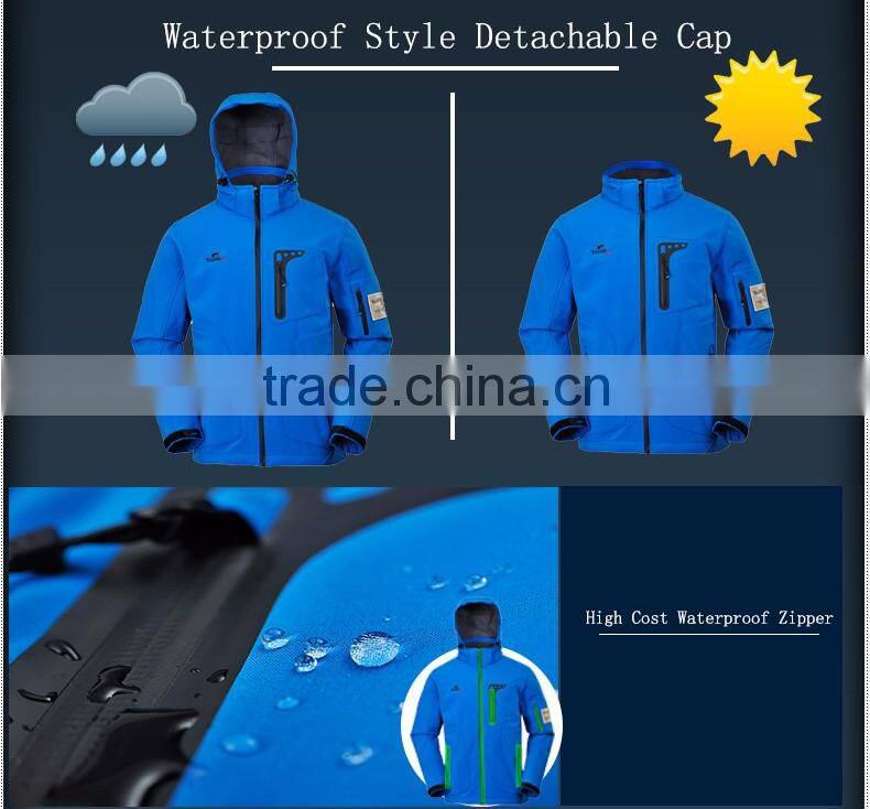 2XM12C1 Wholesale Waterproof 100% Ployester Softshell Jacket Men