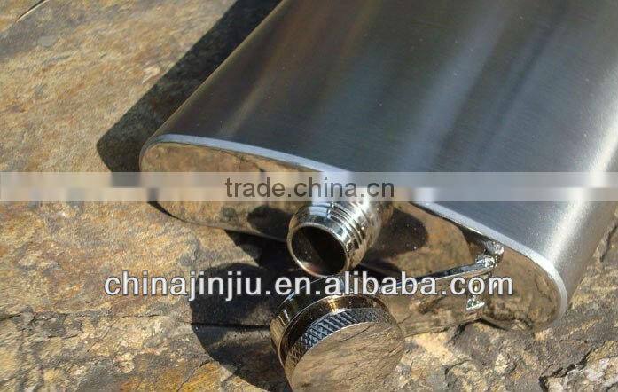 Bule Diamond pocket flask stainless steel