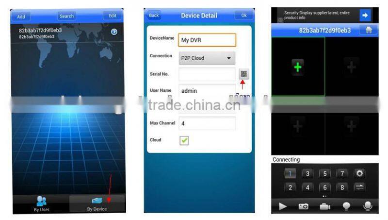 8CH 1080P H.264 NVR HDMI,p2p cloud