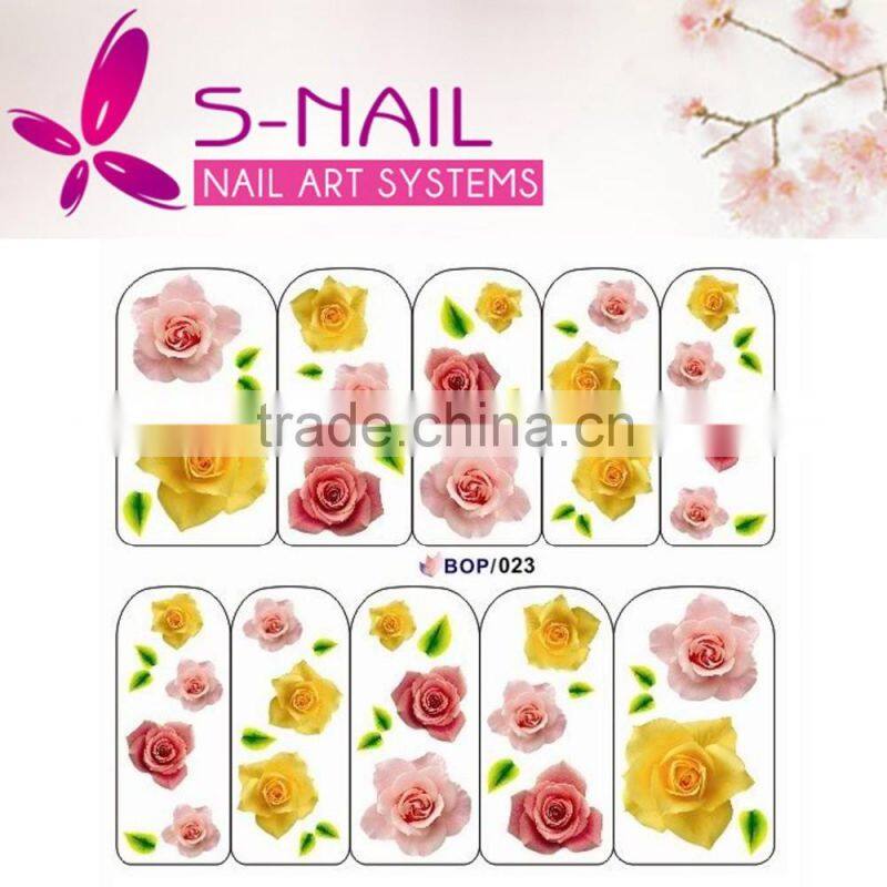 NAIL ART TATTOOS STICKER WATER DECAL /buttferfly Water transfer nail stickers of flowers