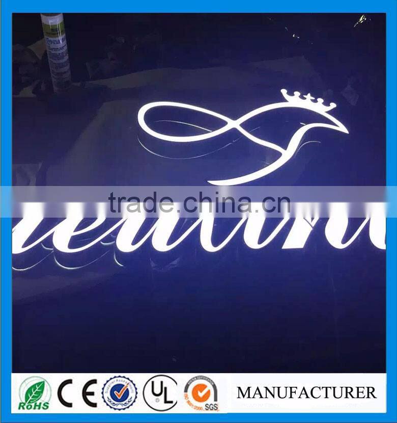 High Quality Mini Acrylic Luminous Character led letter lights sign