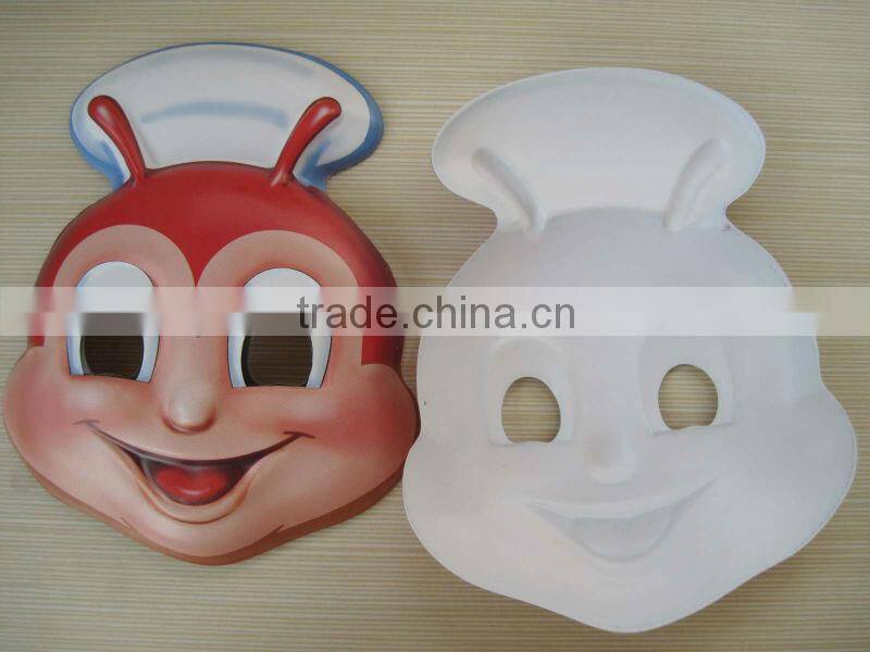 Cute Cartoon Kids Plastic Party Face Mask