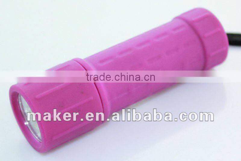 9 LED Plastic Flashlight