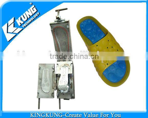 Newest design double color PCU shoe sole mould made in China