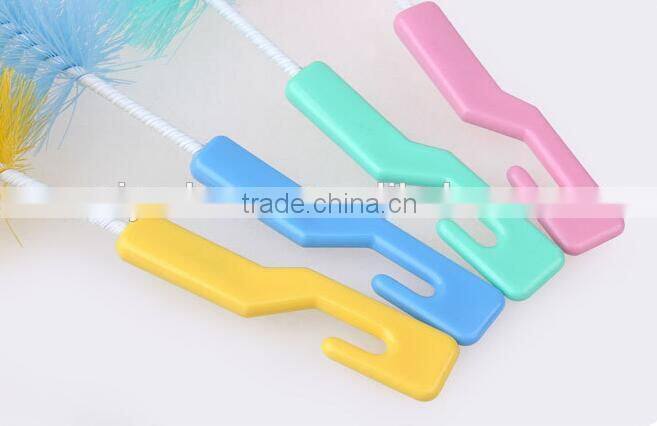 Hot selling 2PCS Milk-Bottle Cleaning Brush/baby bottle cleaning brush