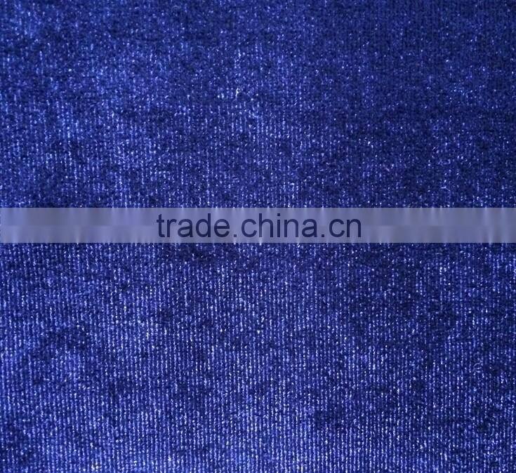 custom color card spandex polyester fabric velvet
